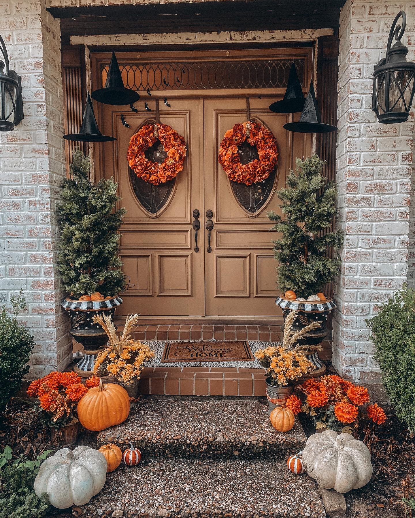 This weekend I could feel that Fall shift

I love my new topiaries! These look so fresh and I added some lights to them last night. 
I was way overdue in updating and so glad I found these on Amazon! 

Comment &ldquo;link&rdquo; for my front porch 